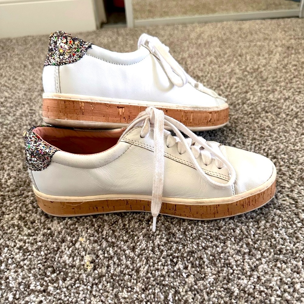 Kate Spade Sneakers with Sparkle Heel